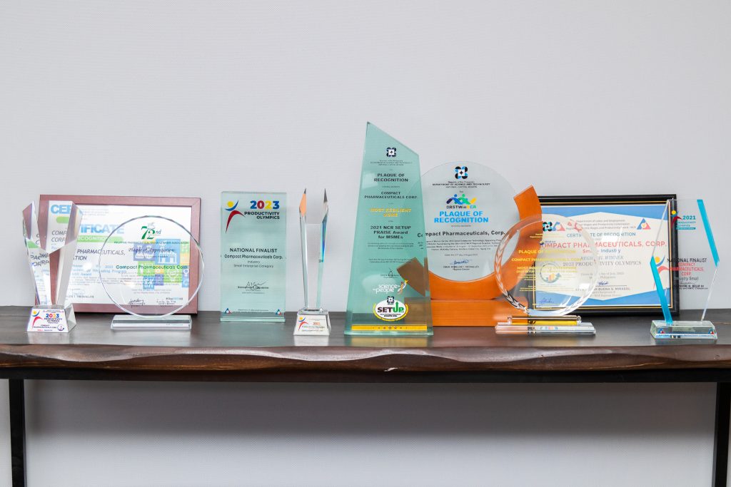 Compact Pharmaceuticals Corp. - Awards