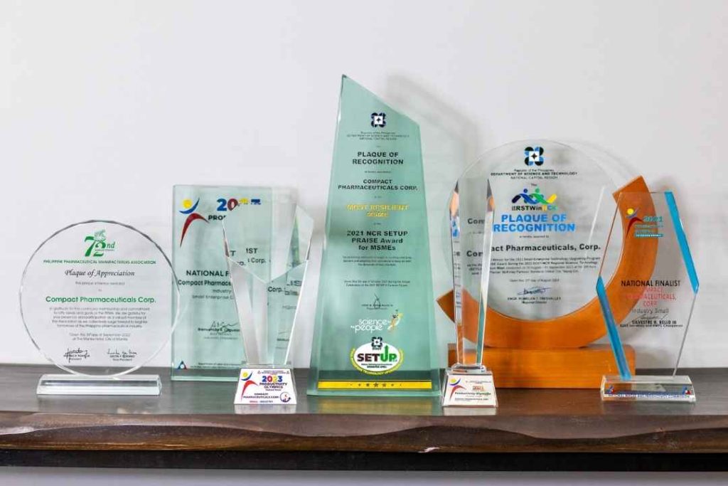 Compact Pharmaceuticals Corp. - Awards 2